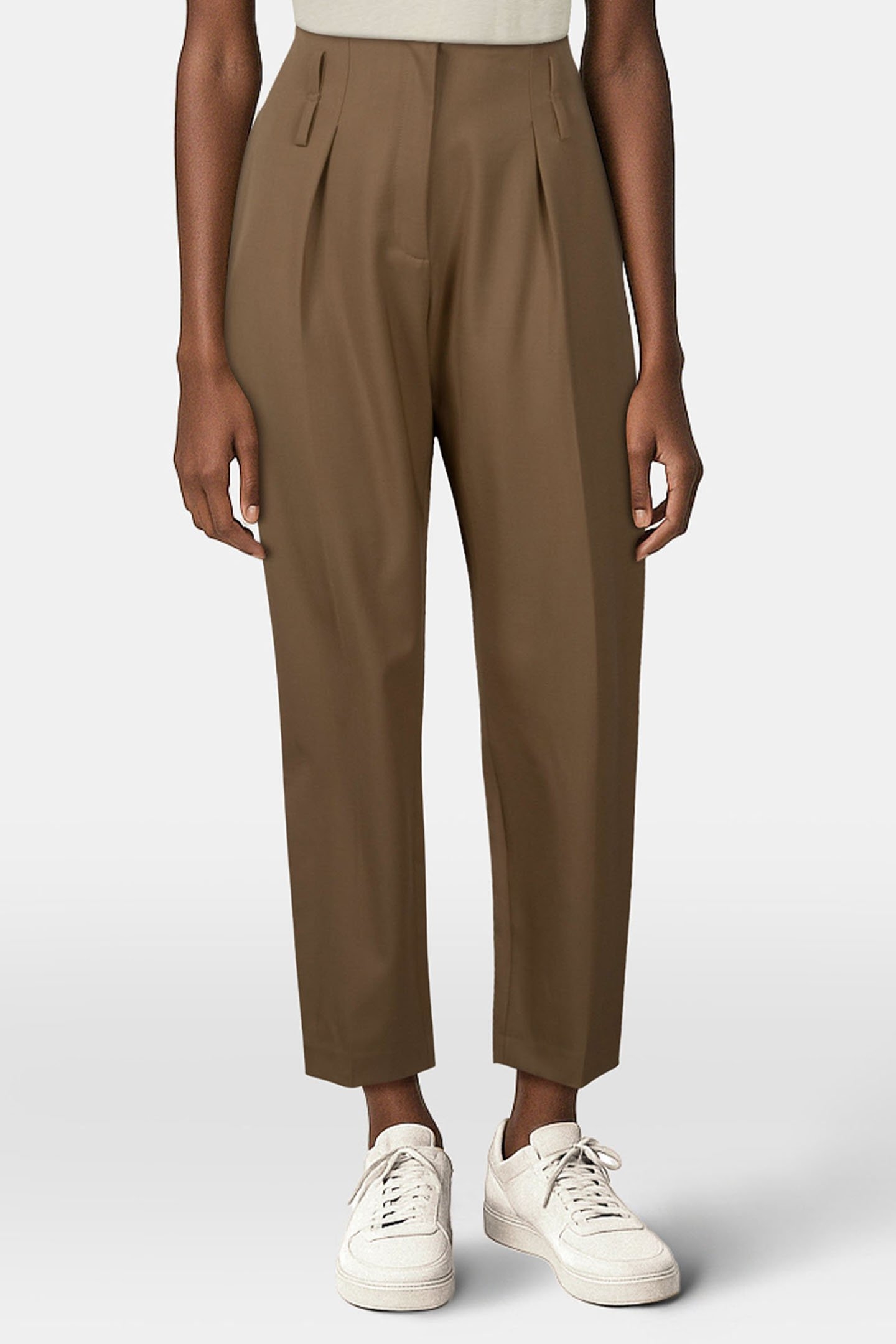 LUANIS TROUSER DARK BEIGE 1