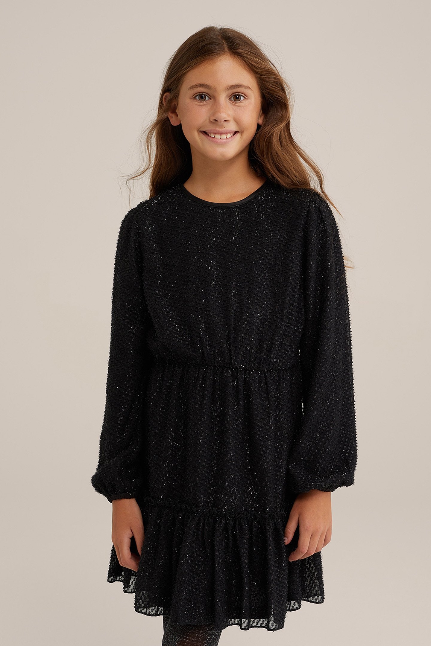 DRESS MID LENGTH BLACK 1