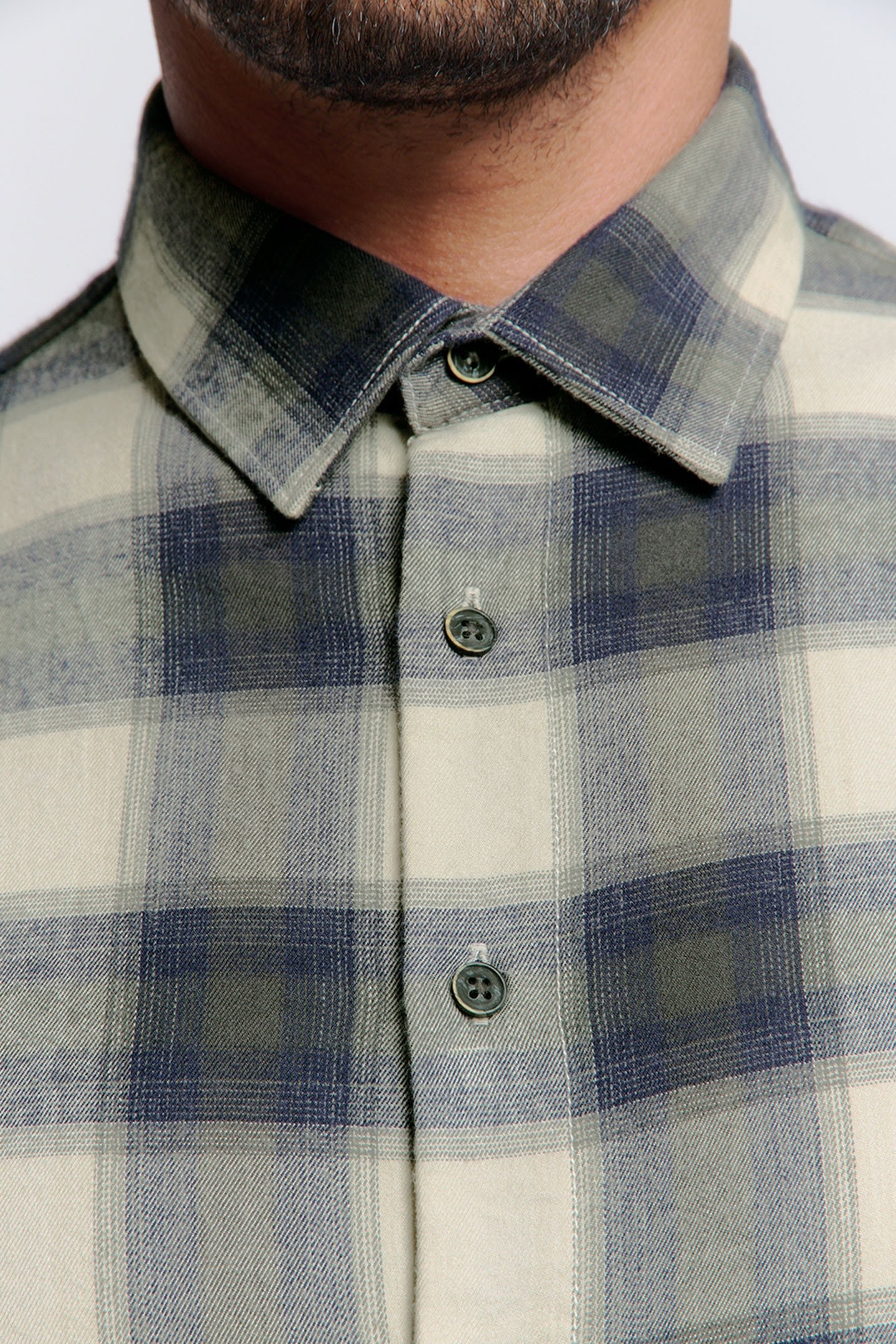 SHIRT CHECK DARK GREY 7