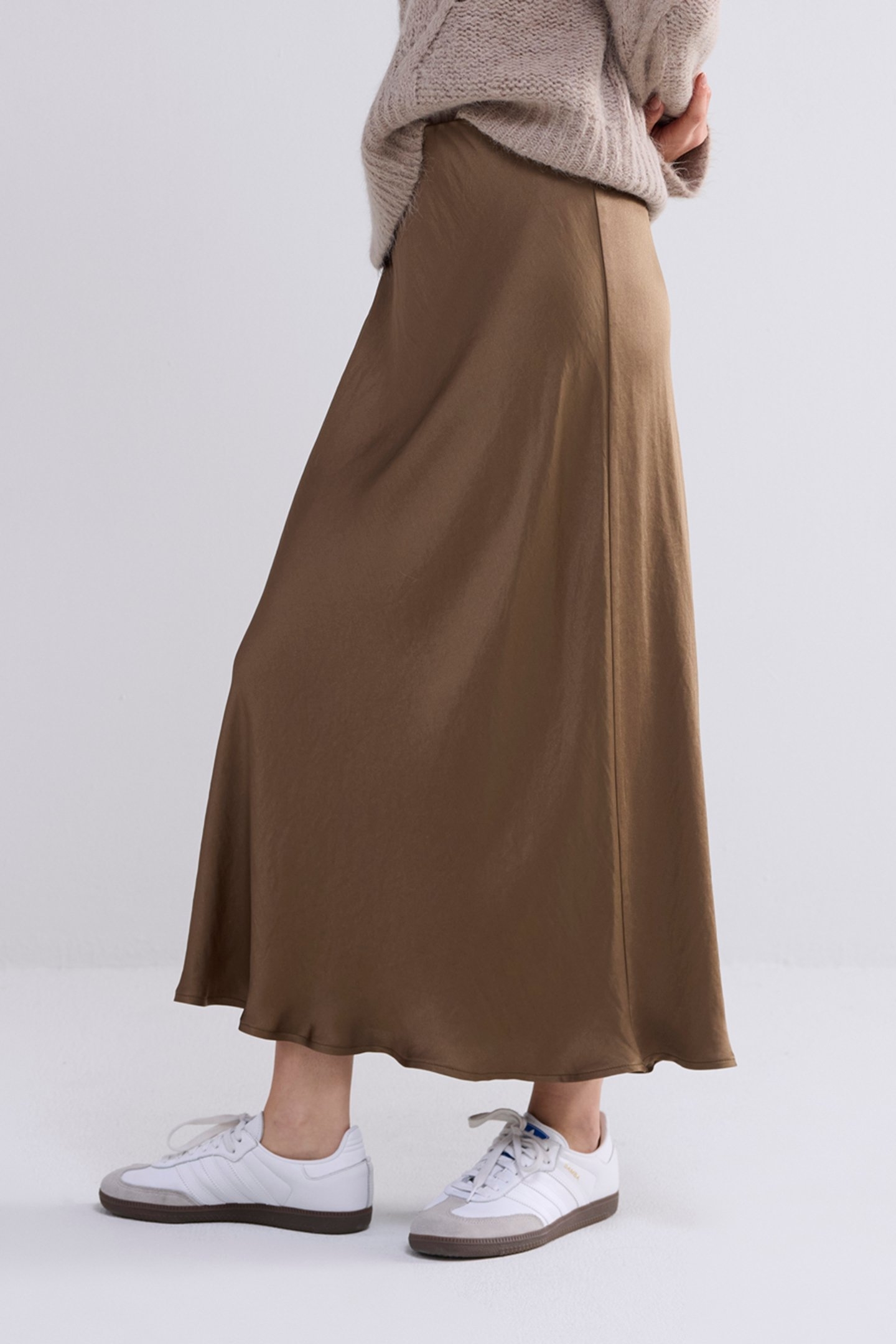 SKIRT HEAVY SILKY TOUCH OLIVE 4