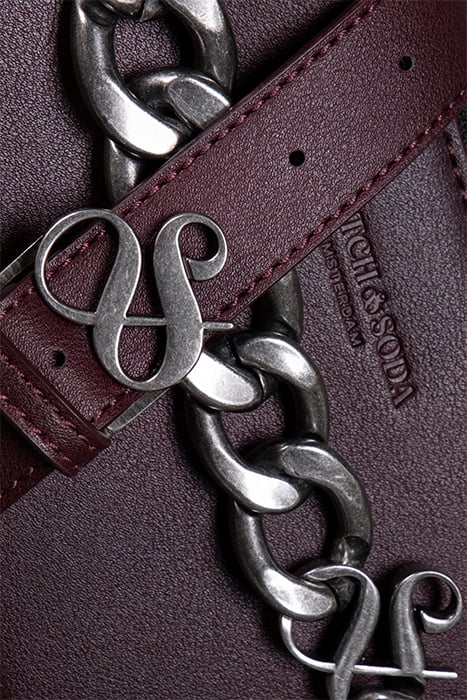 WOMEN SMALL REPORTER BAG BORDEAUX 5