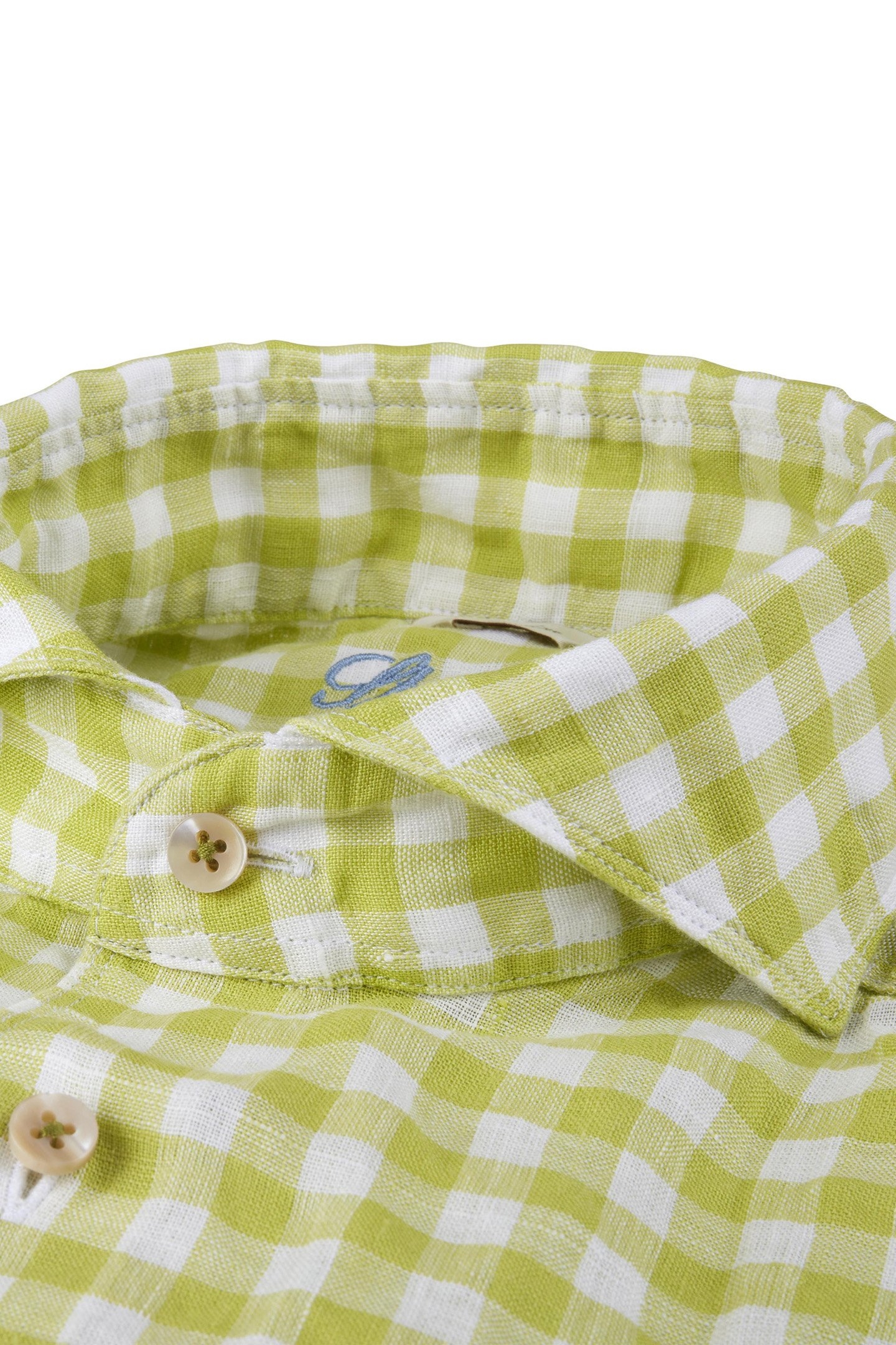 FITTED BODY/22, RC CUFF, SPORT LIGHT GREEN CHECK 2