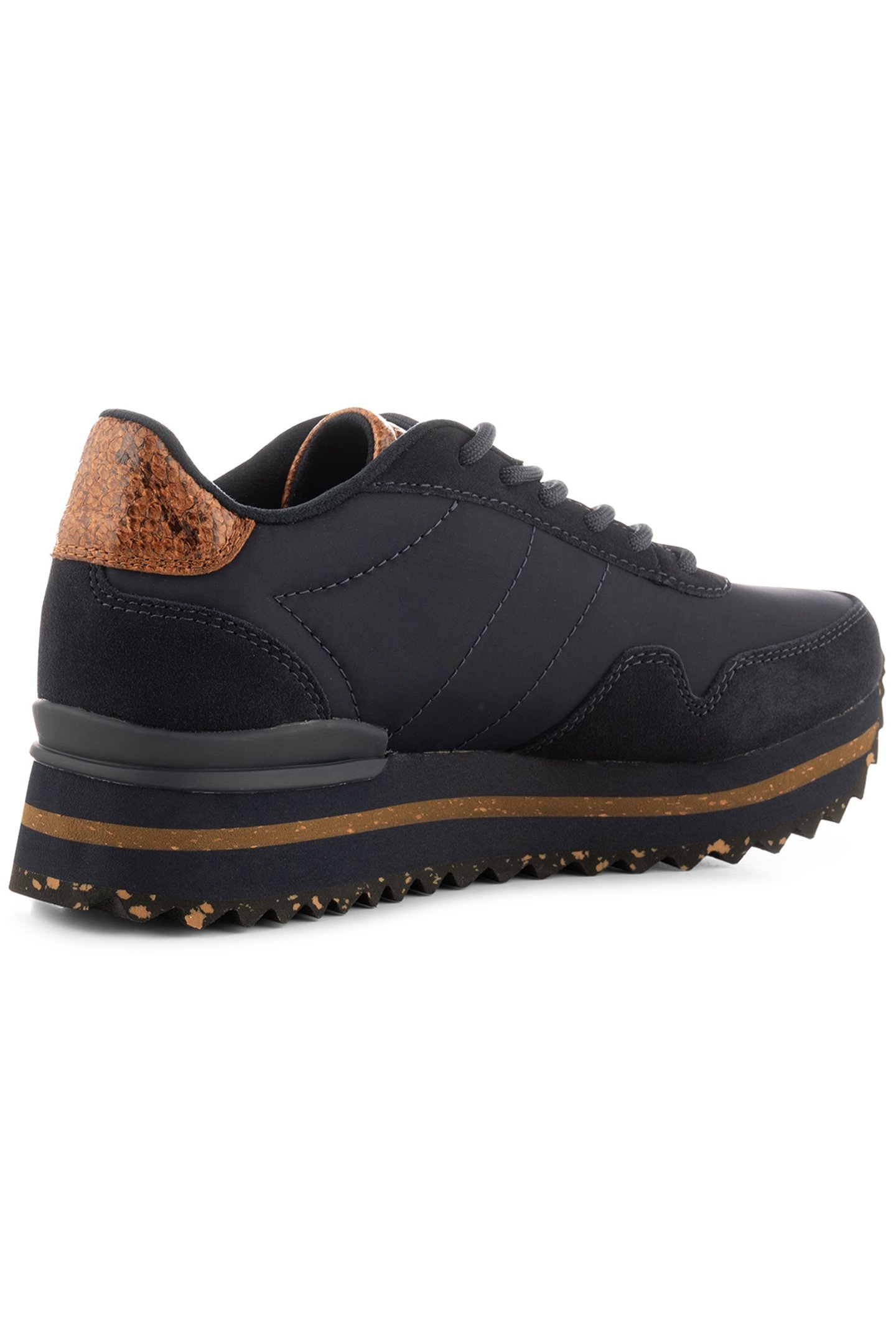 NORA III LEATHER PLATEAU DARK NAVY 7