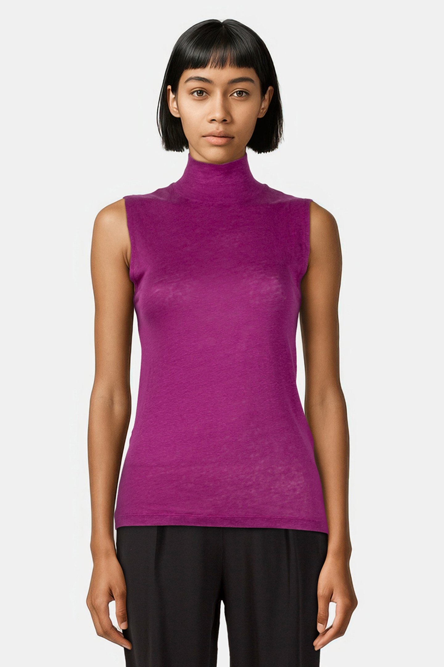 GALET TANK TOP MAGENTA PURPLE 1