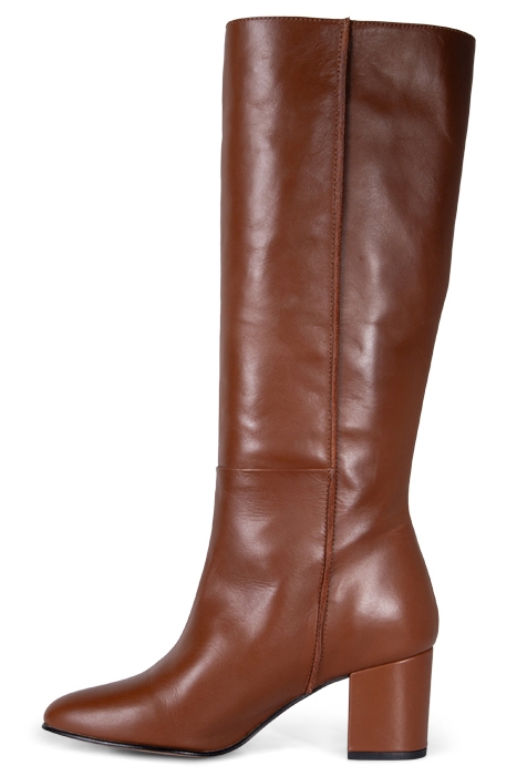 RENZO LEATHER KNEE HIGH BOOT BROWN 3