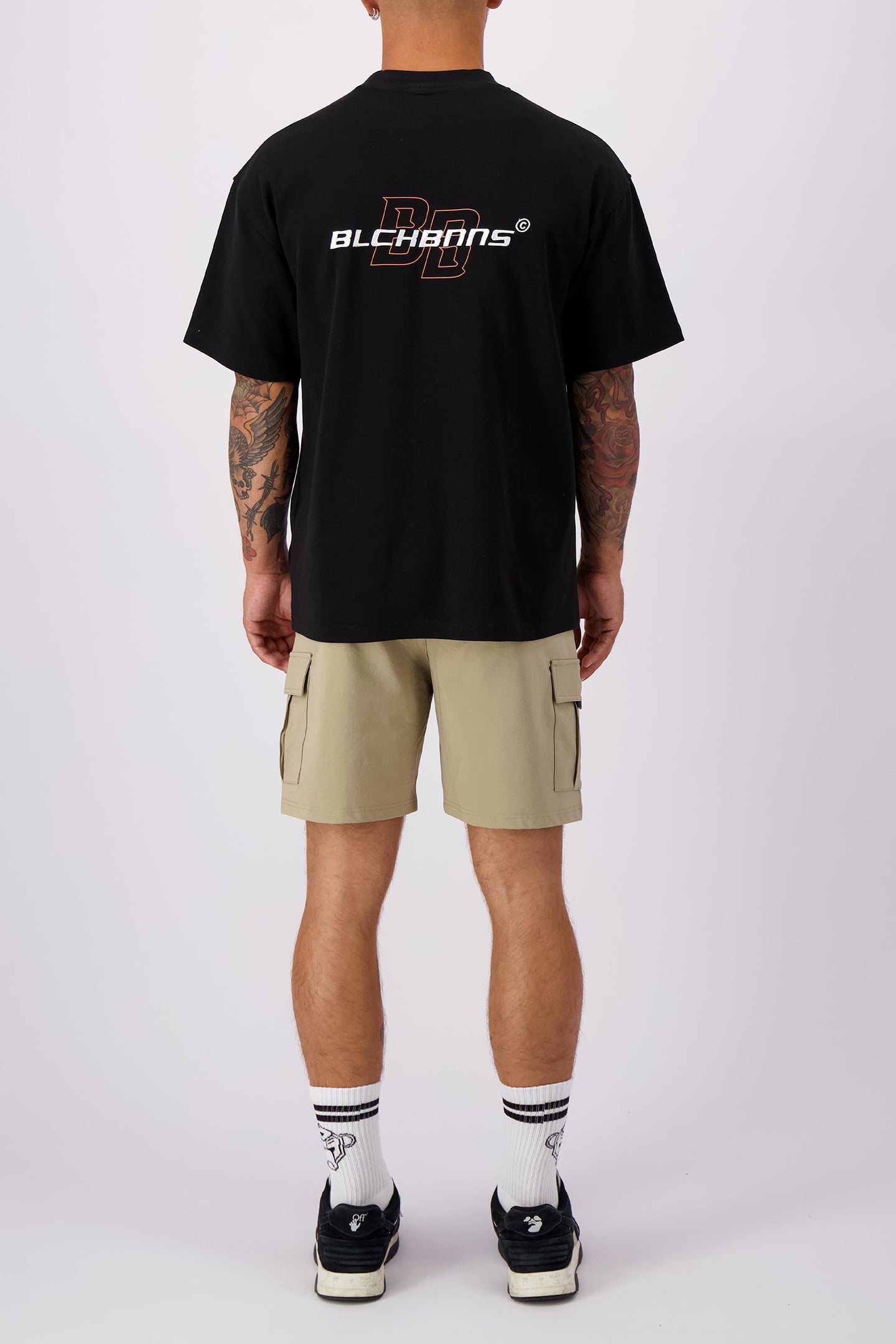INITIALS TEE BLACK 3