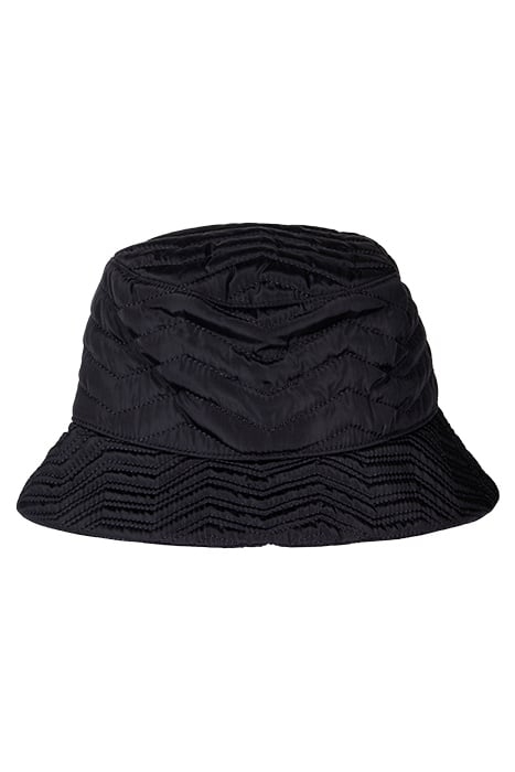 VENETO NYLON BUCKET HAT BLACK NYLON 2