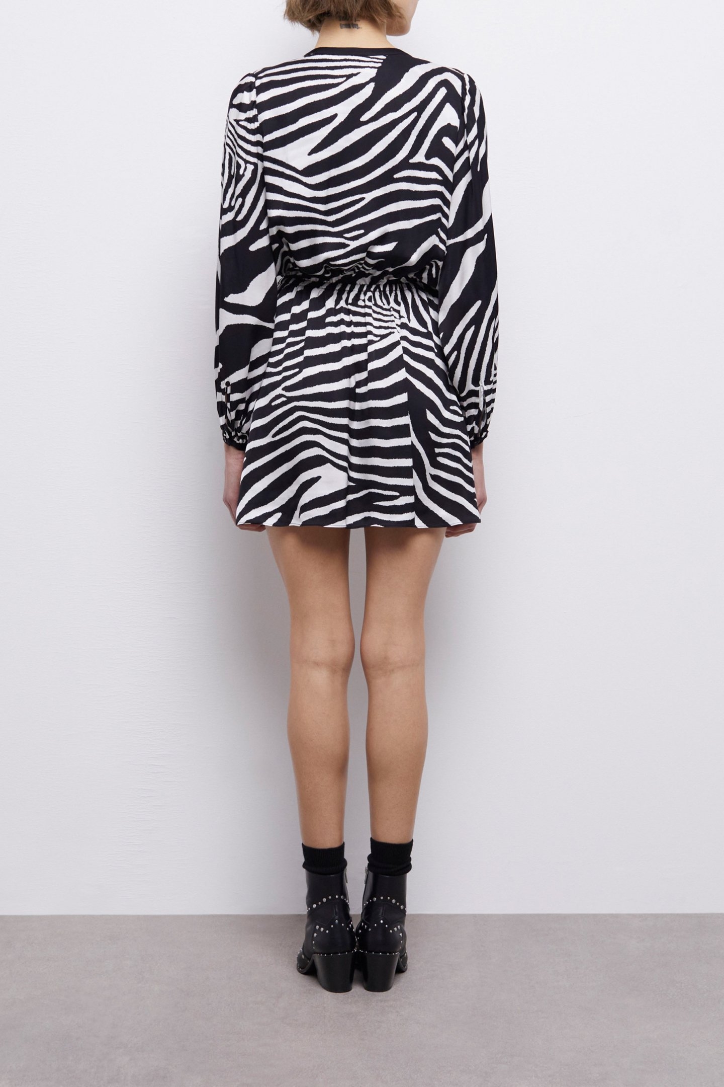 ROBE PRINT ZEBRA BLACK WHITE 4