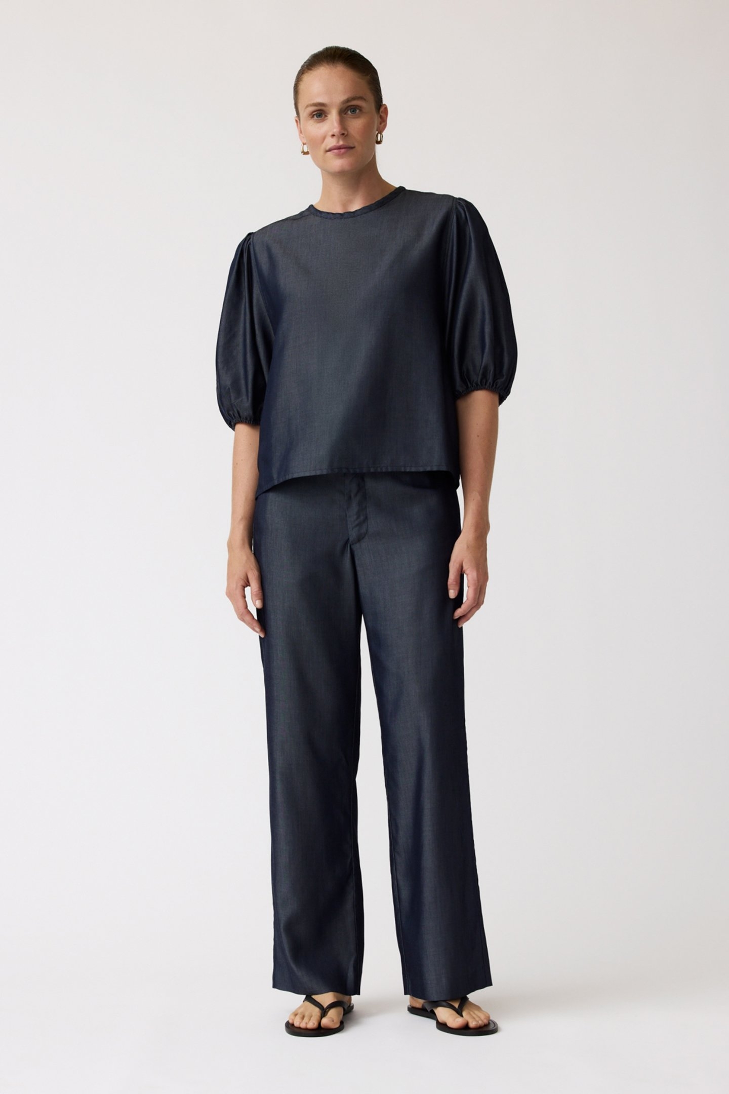 LARA PANTS DARK INDIGO 1