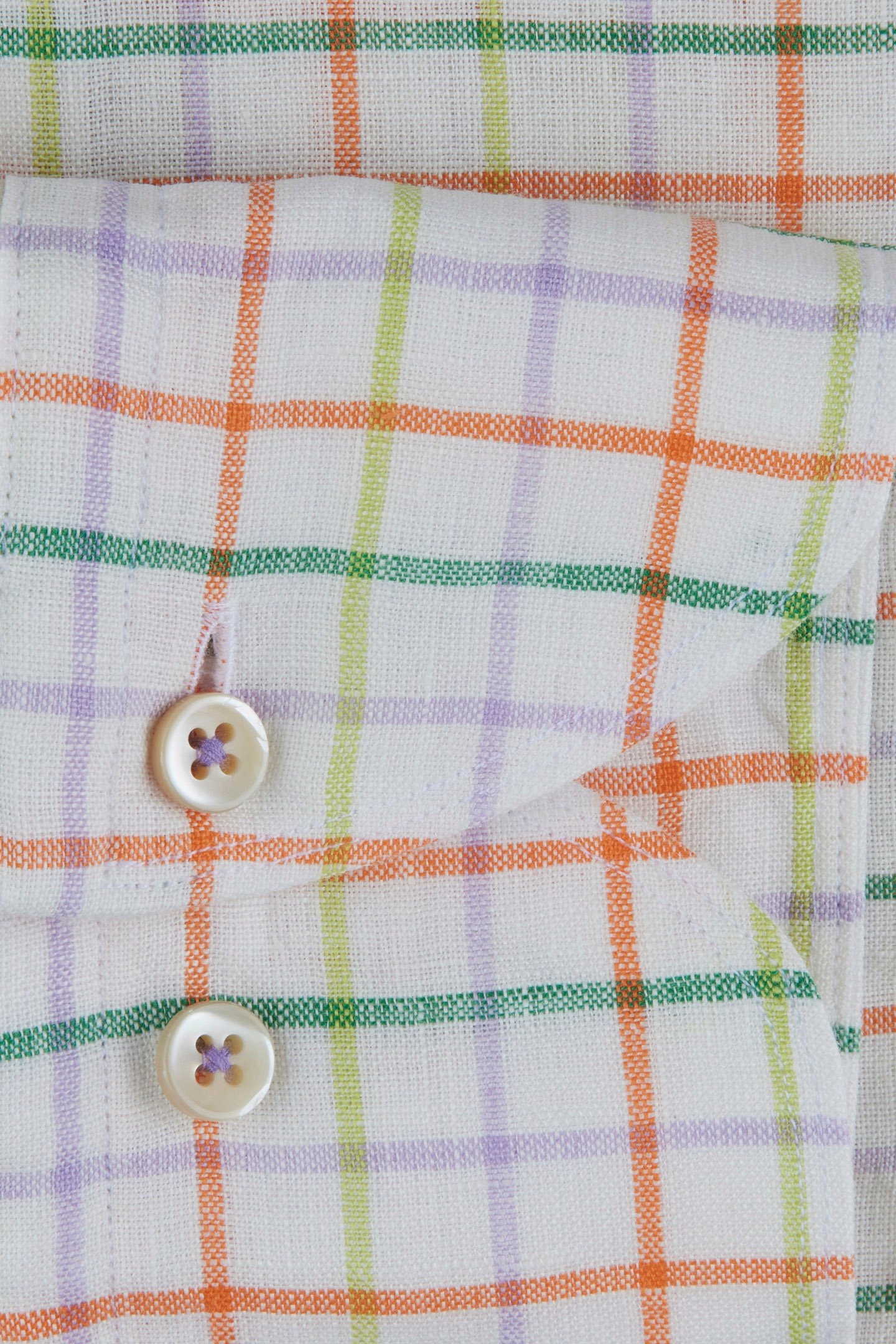 FITTED BODY/22, RC CUFF, SPORT PURPLE CHECK 3