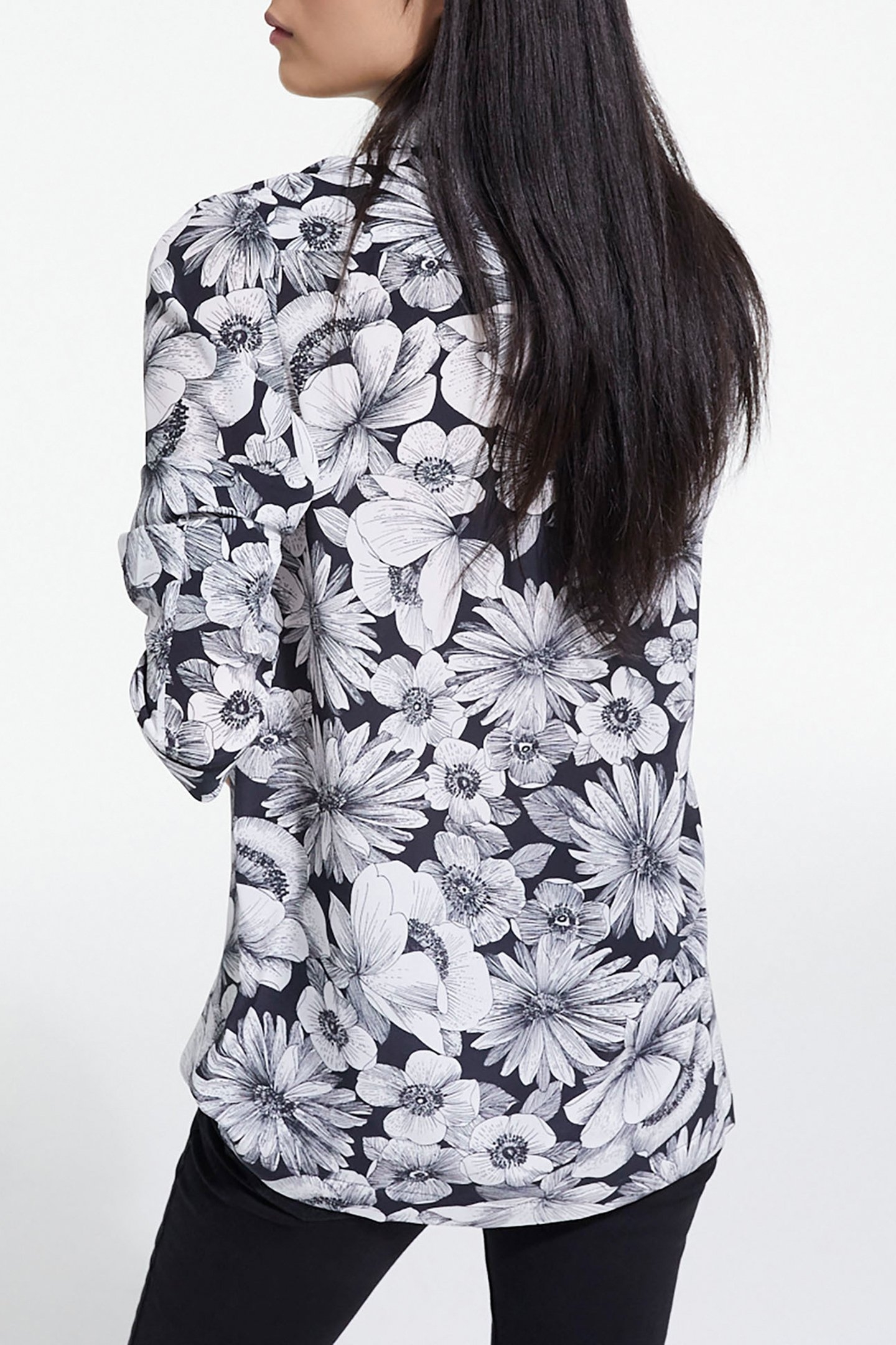 ROMANTIC GARDEN PRINT LONG SLEEVE SHIRT 2