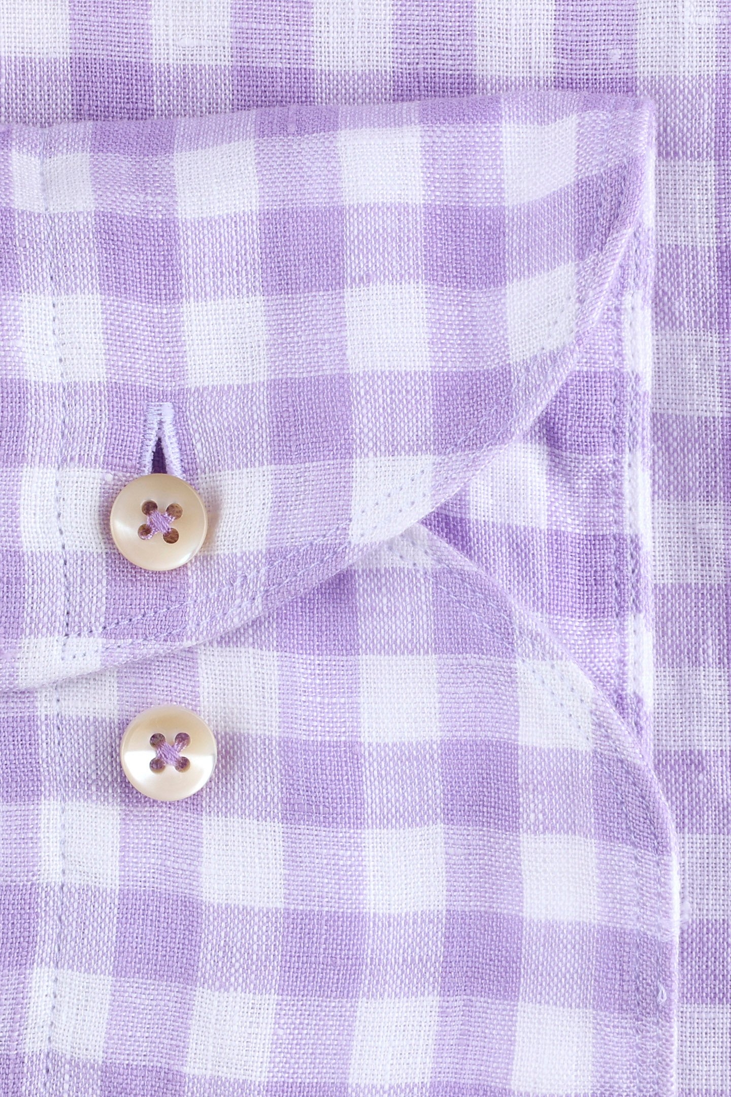 FITTED BODY/22, RC CUFF, SPORT LIGHT PURPLE CHECK 3