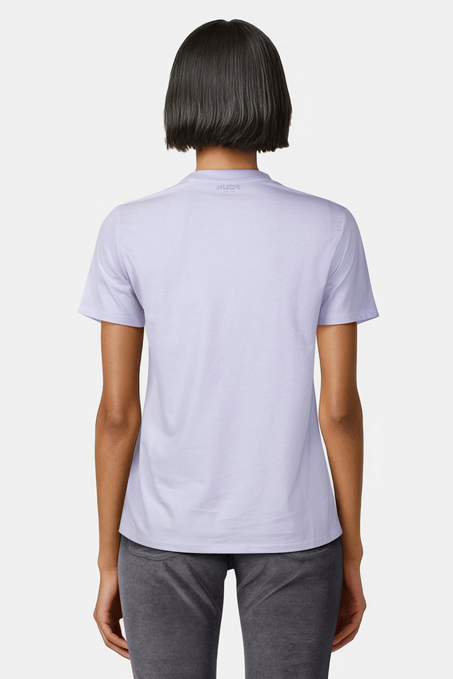 FCUK BACK UP BEAR TEE WHITE/BLACK 2