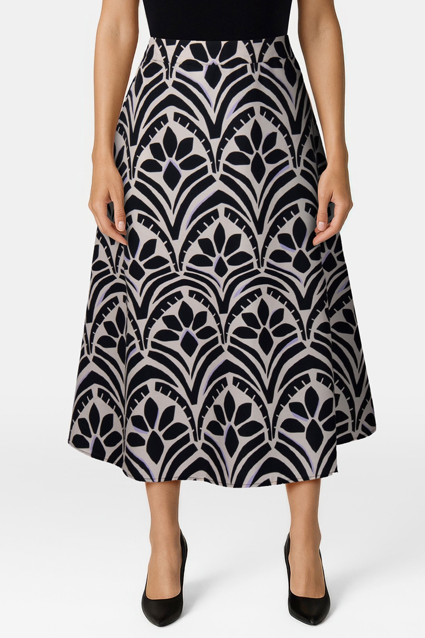 COMMA SKIRTS BLACK 1