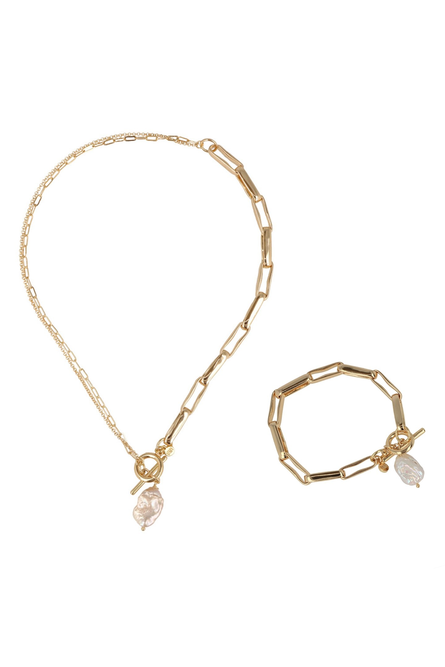 DIVINE PEARL SET - NECKLACE AND BRACELET 1