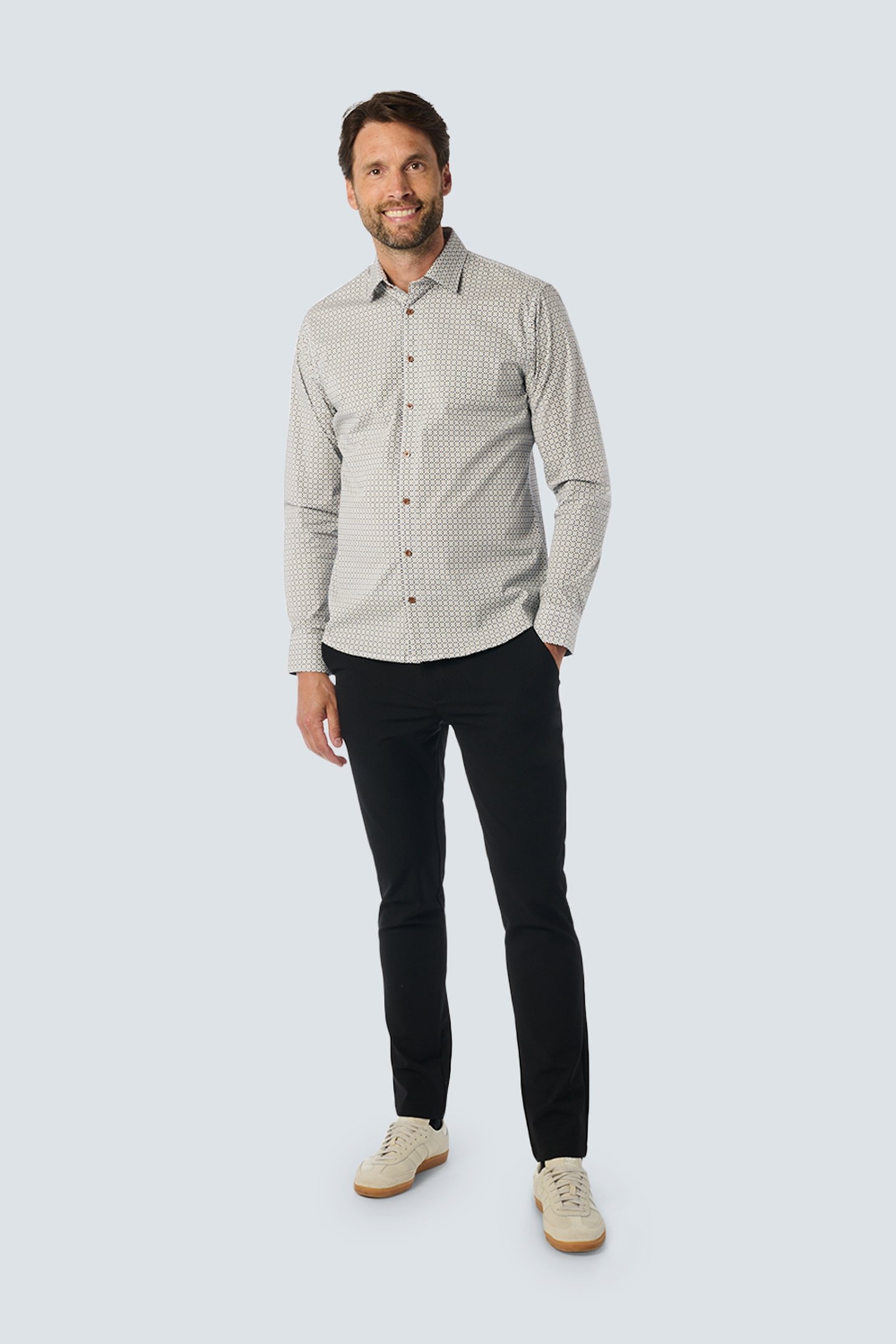 SHIRT STRETCH ALLOVER PRINTED NIGHT 3