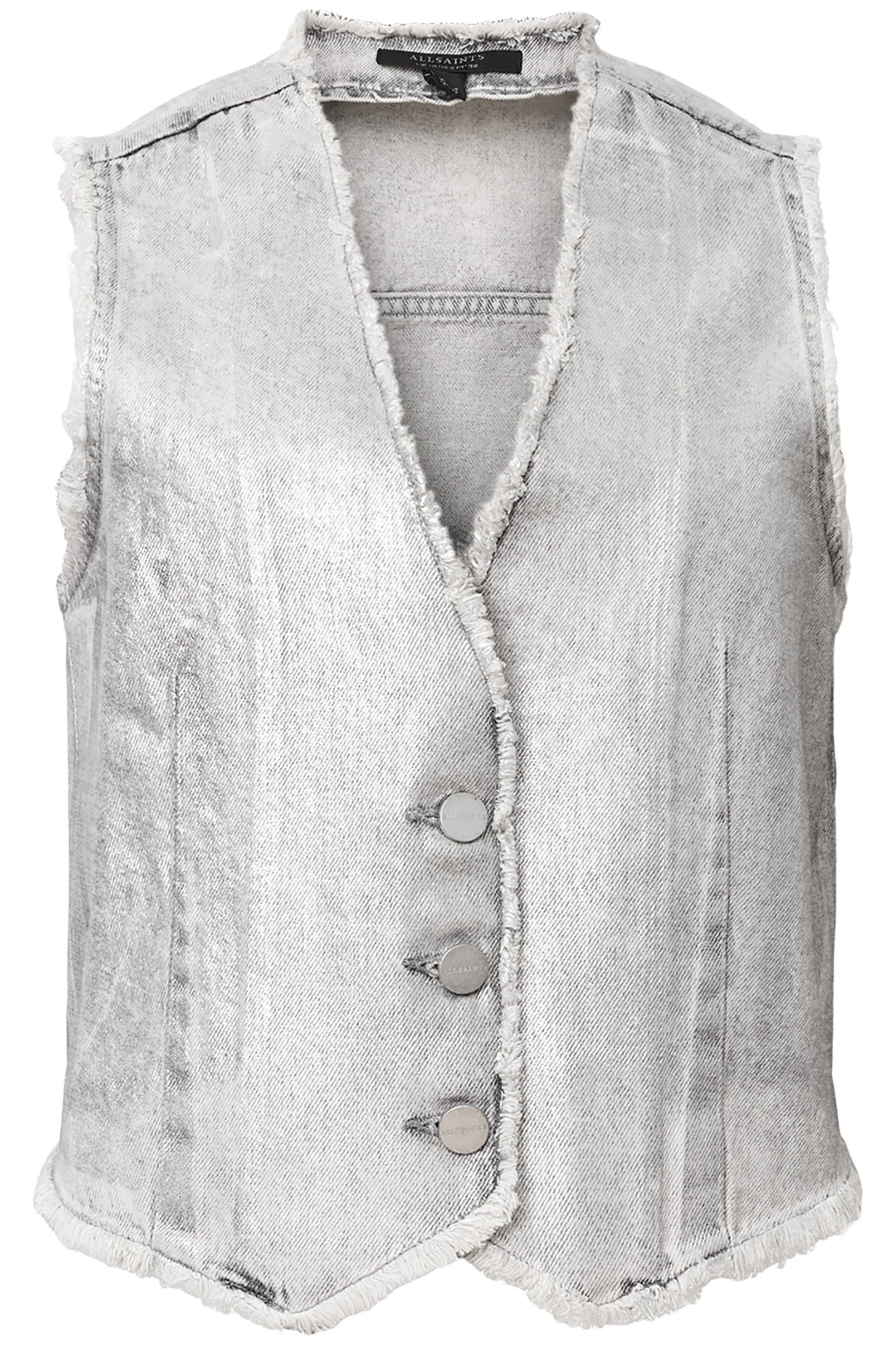 ANDREA WAISTCOAT METALLIC SILVER 4