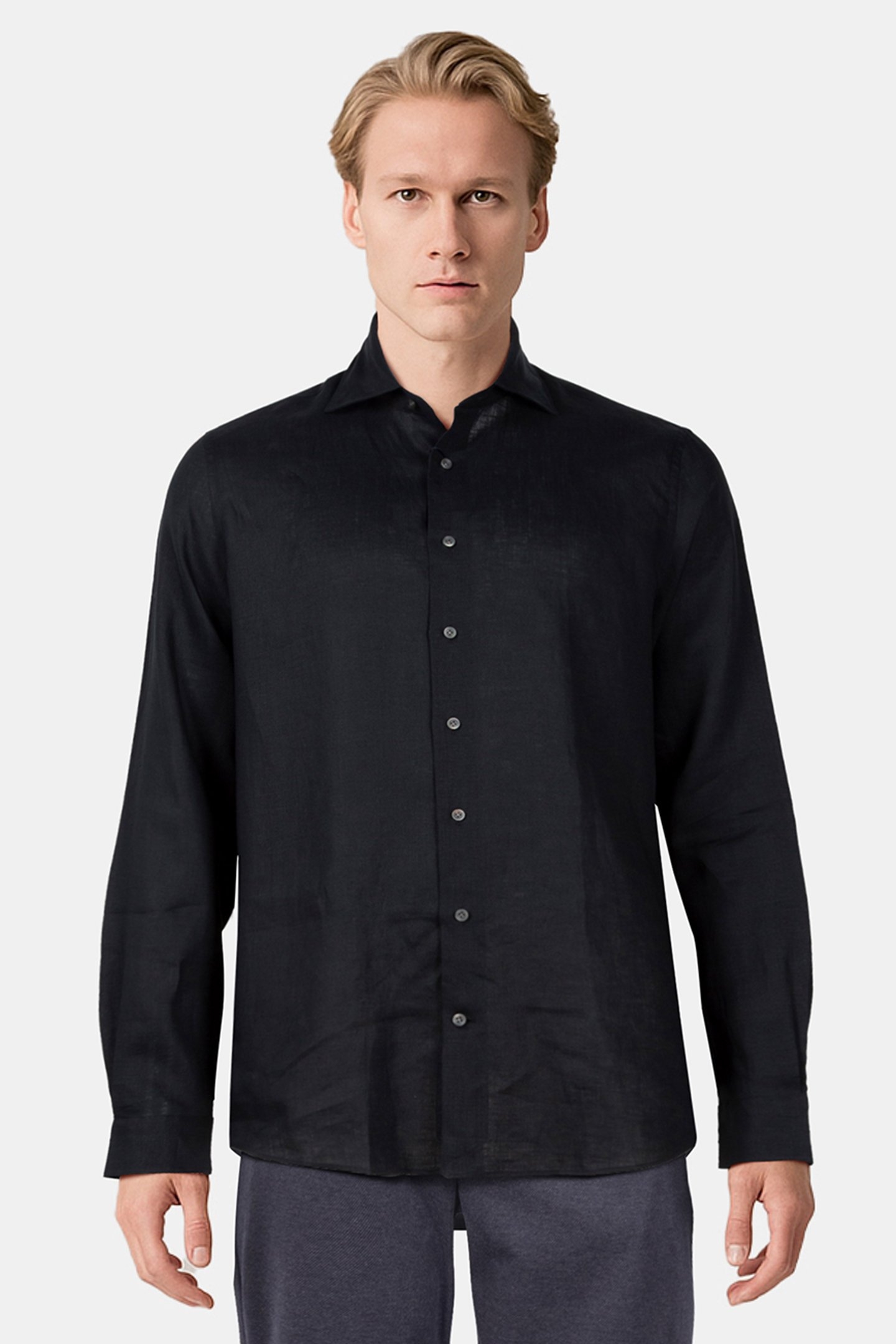 PURE LINEN BLACK BLACK 1