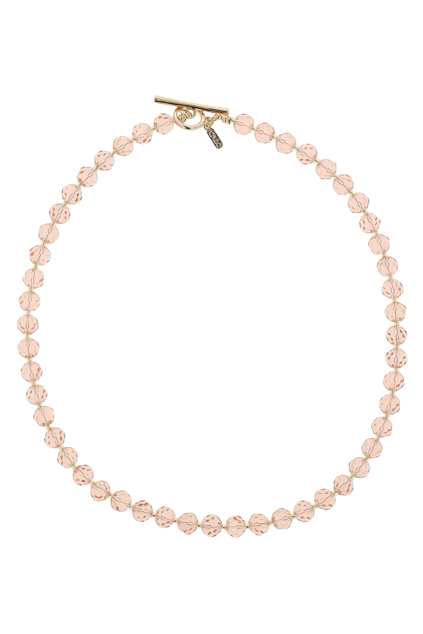 PINK BEADS NECKLACE 1