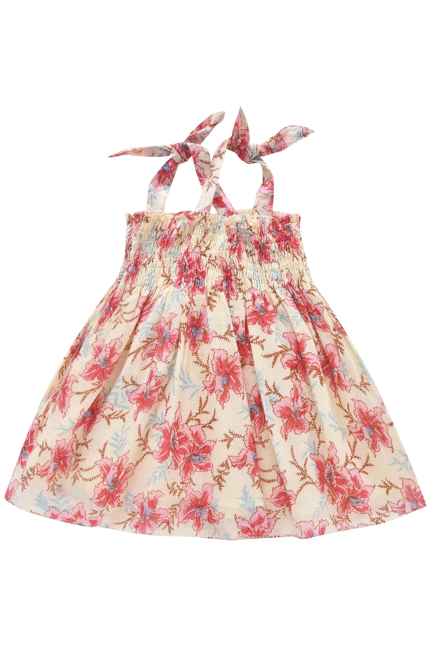 DRESS MARCELINE RASPBERRY FLOWERS 1