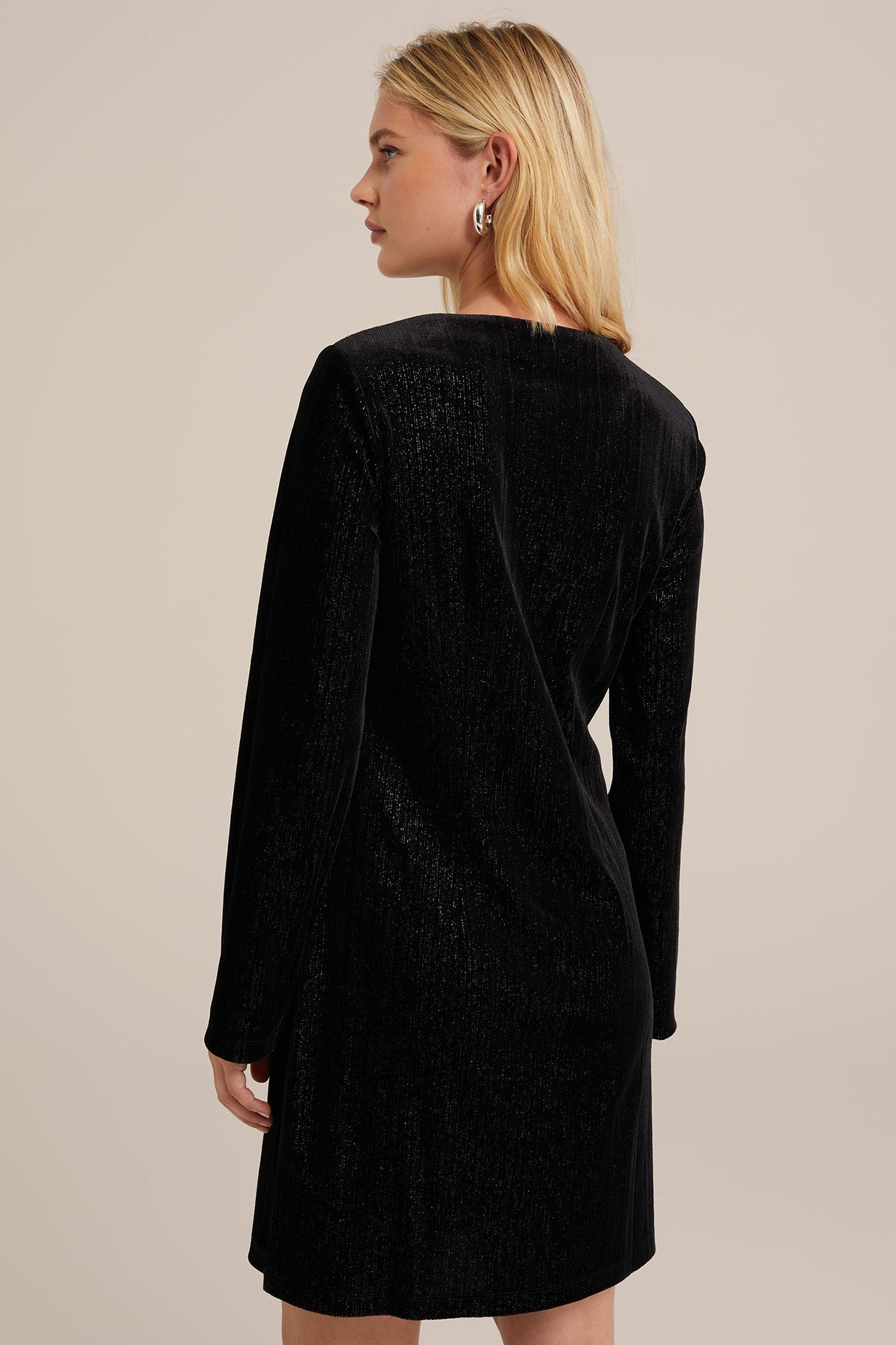 DRESS MID LENGTH BLACK 2