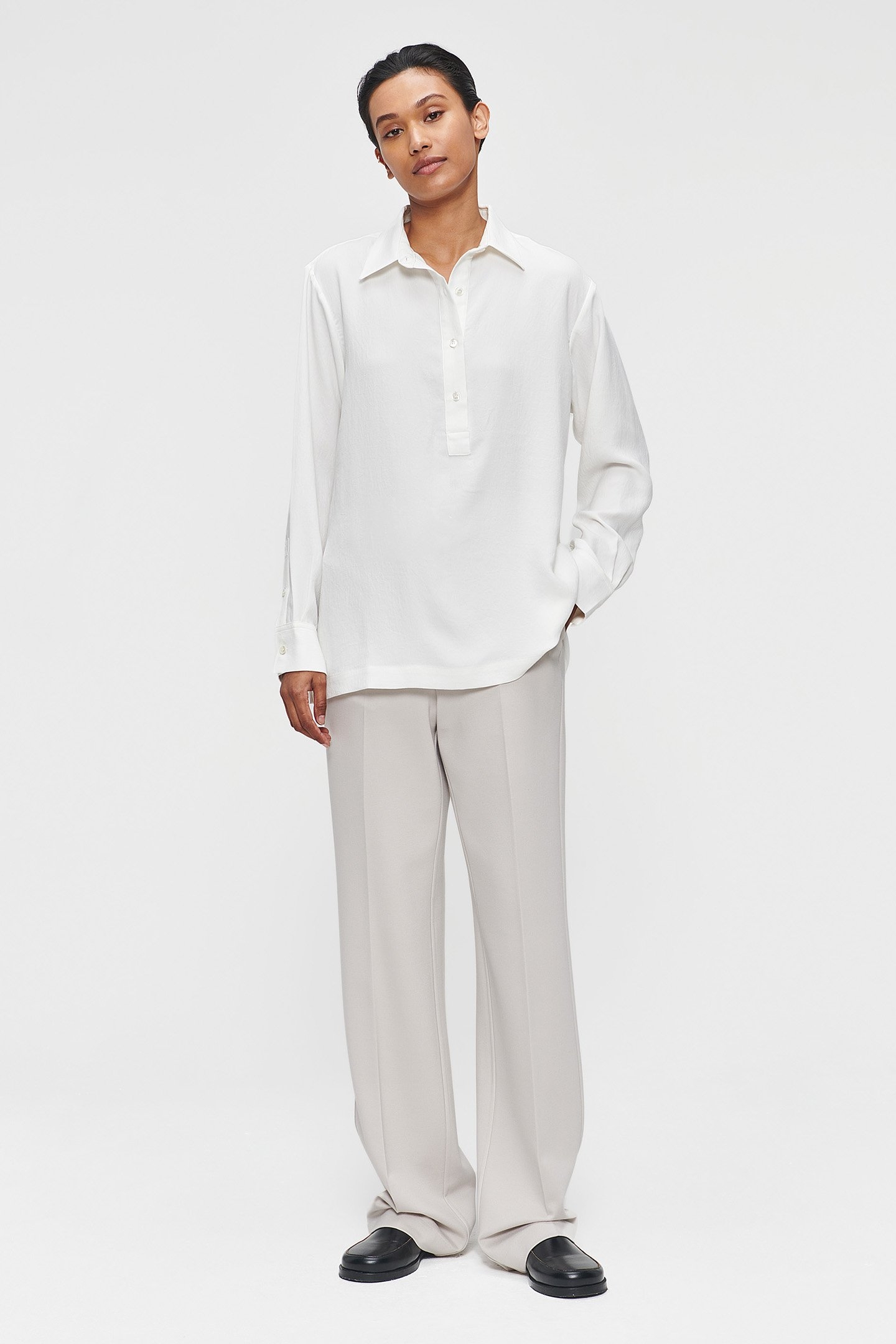 STRETCH RELAXED PANTS SIMPLY TAUPE 2