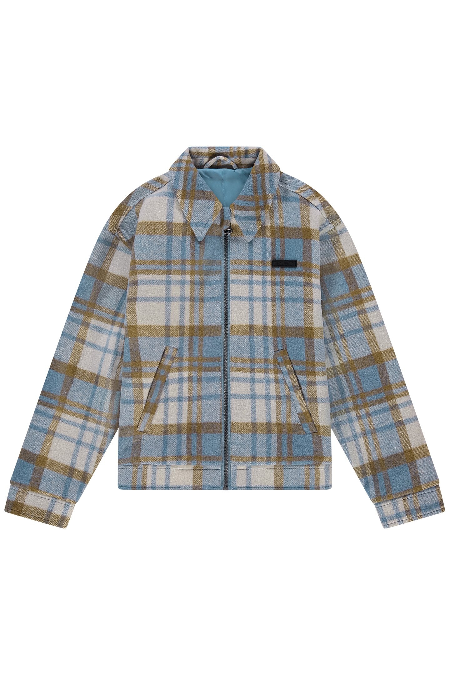 FELIX PLAID JACKET BABY BLUE 1