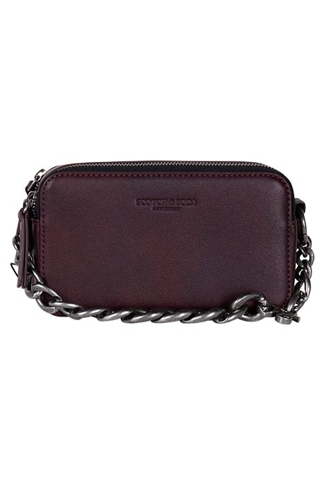 WOMEN SMALL REPORTER BAG BORDEAUX 2
