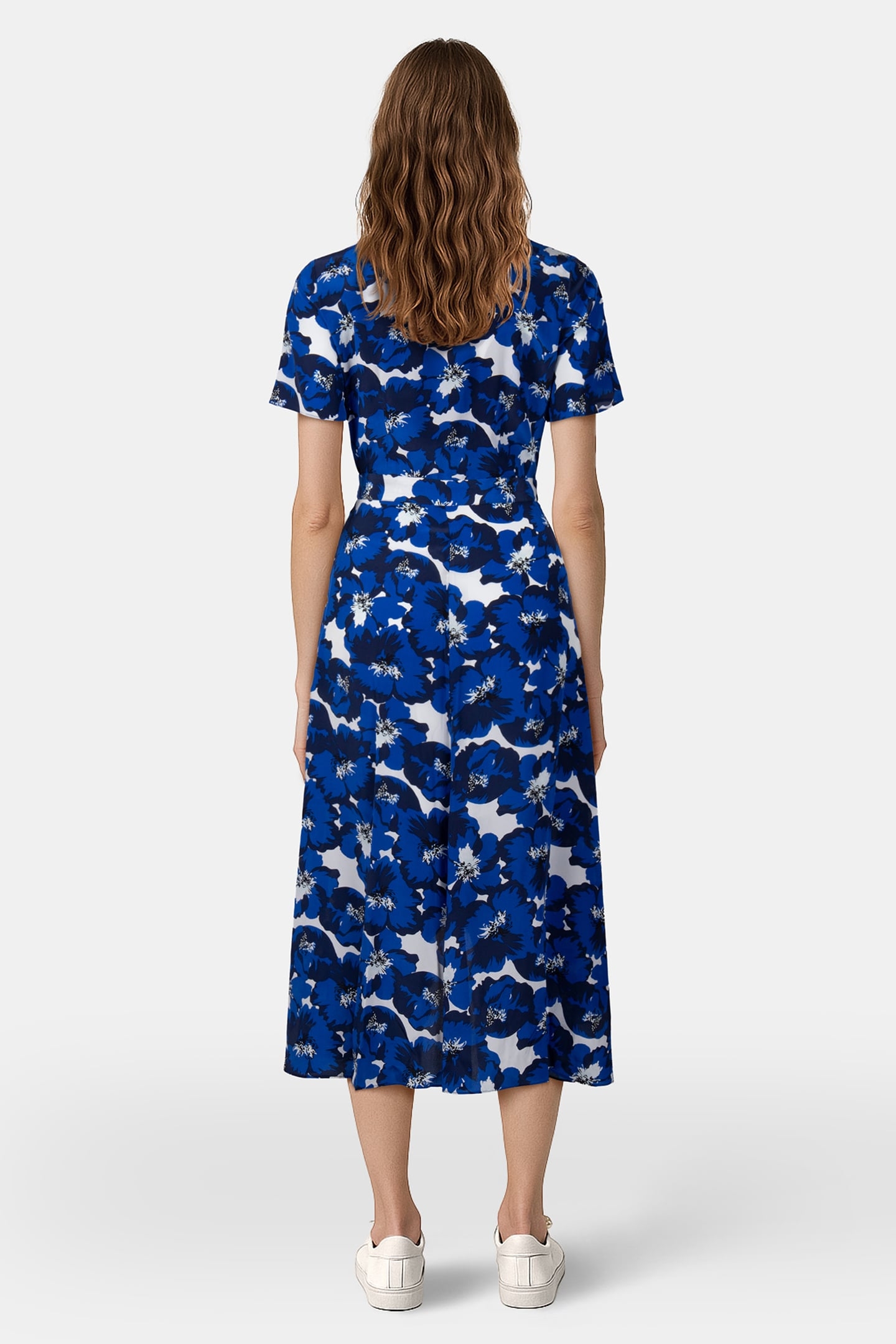SLEEVELESS DRESS TIED AT THE CHEST BLUE 2