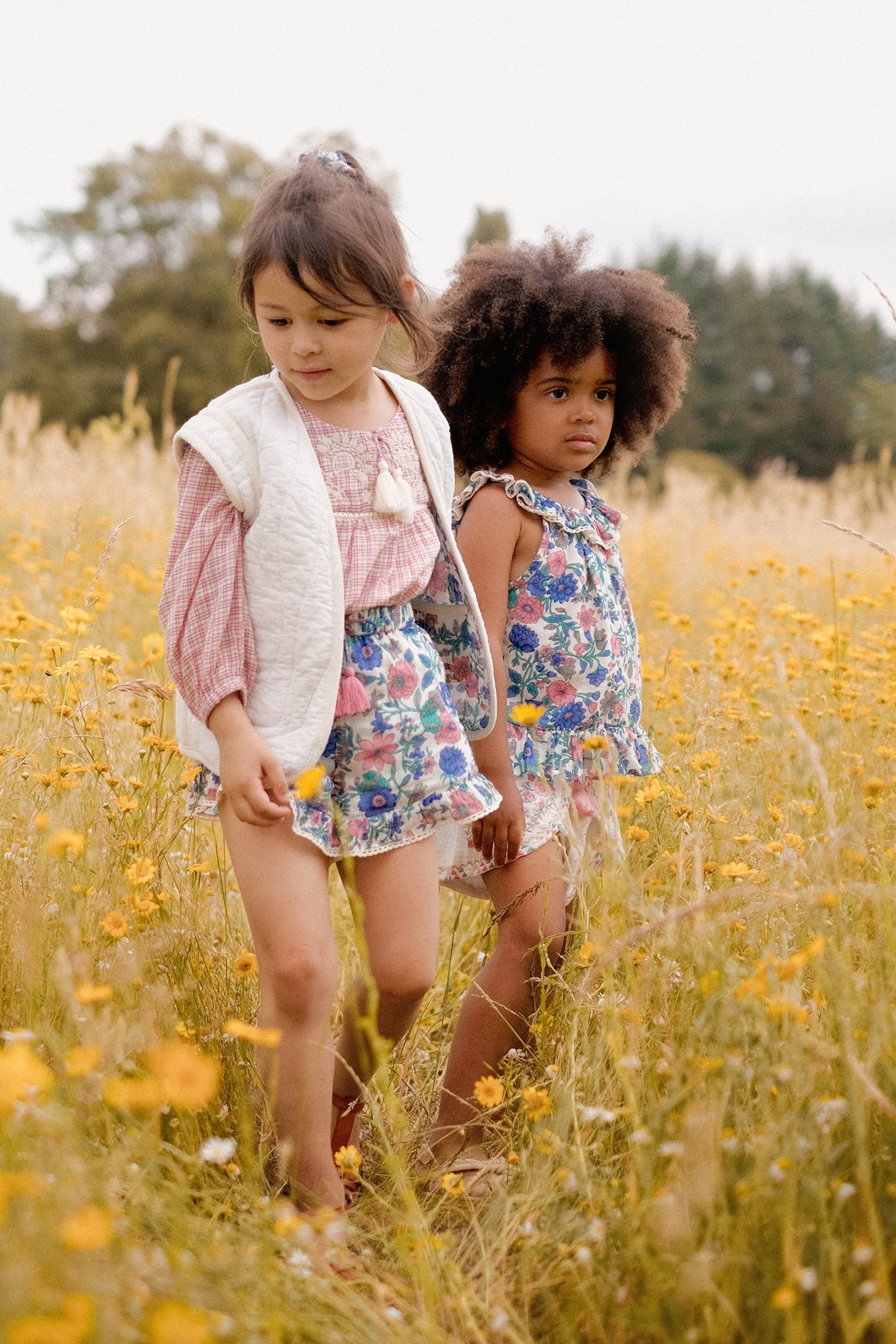 REVERSIBLE VEST ANDRES BLUE SUMMER MEADOW 8