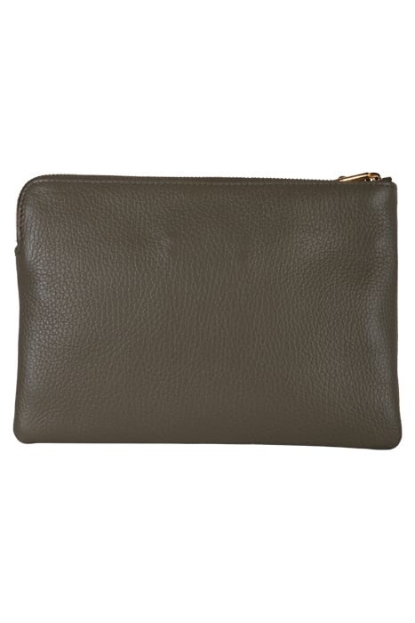 GRAINED LEATHER ENVELOPE BAG 3