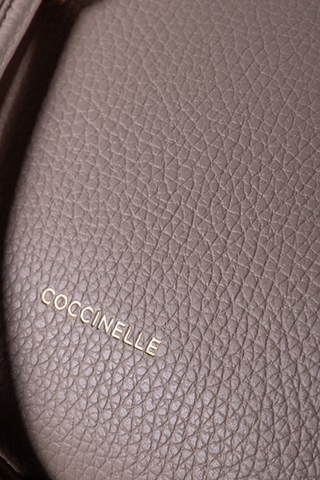 MINI SHOULDER BAG IN GRAINED LEATHER IN ROSETTE 5