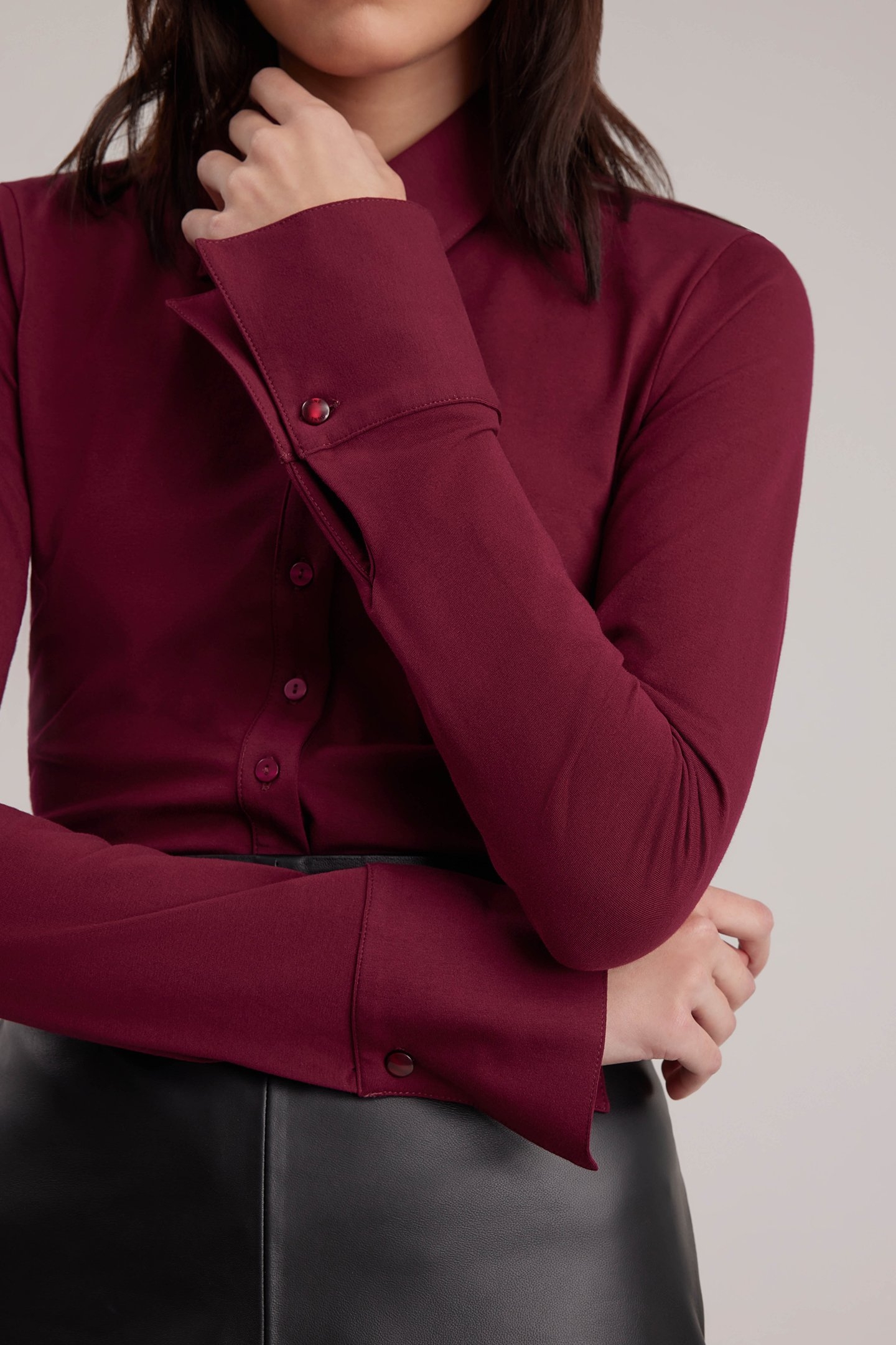 NUAGE CHEMISE BURGUNDY 7