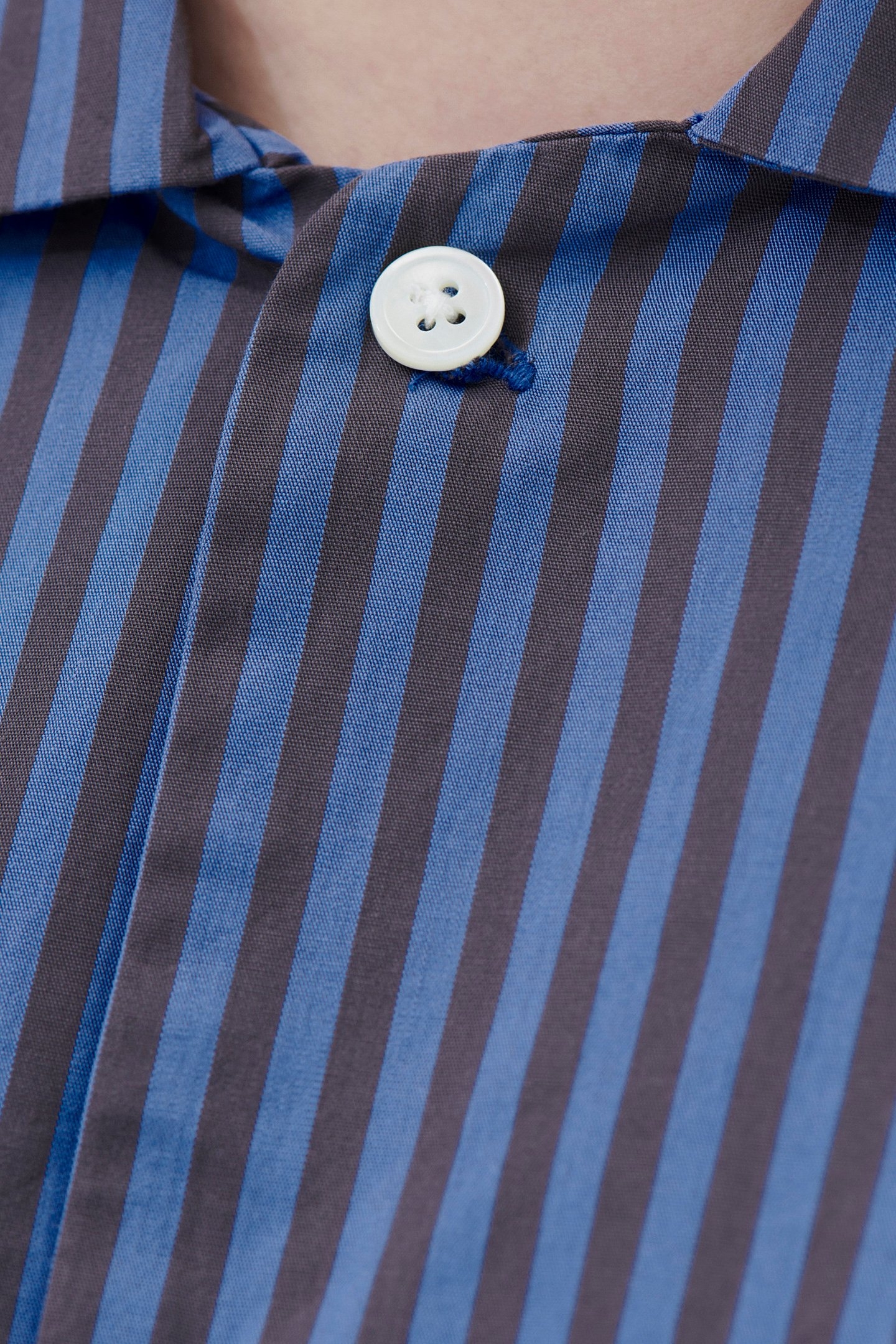 UNISEX POPLIN PYJAMAS SHIRT VERNEUIL STRIPES 5