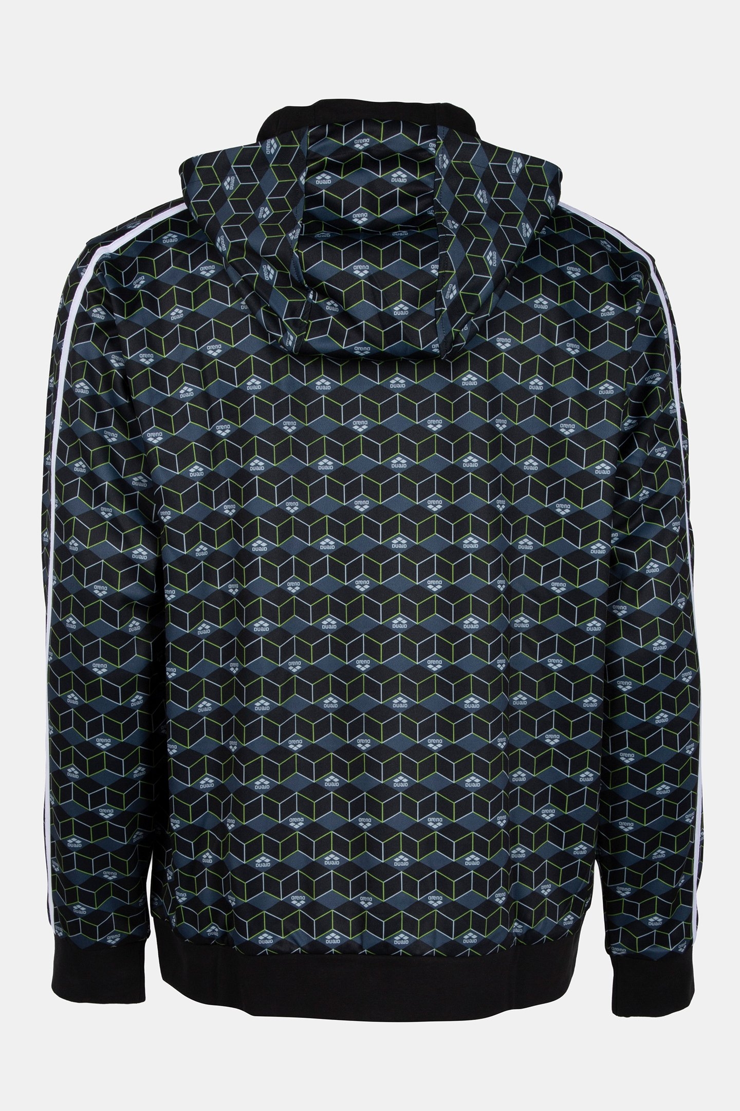 MAN HOODIE FULL ZIP A-AFM819S23 BLACK AOP 4