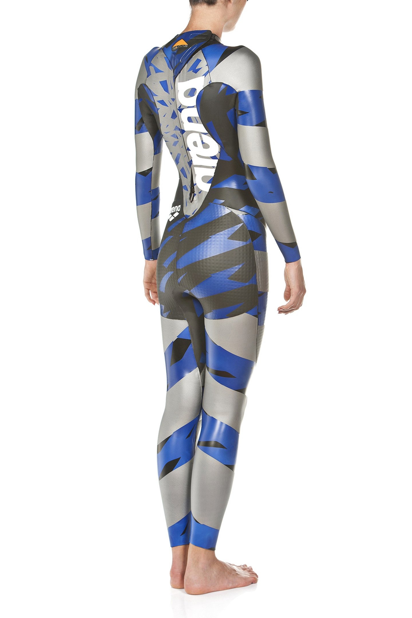W CARBON WETSUIT SILVER BLUE 7