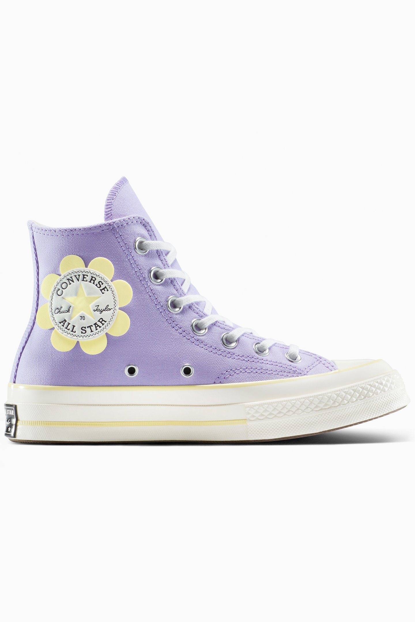 CHUCK 70 FLOWER PATCH VIOLET HEAT/EGRET/LEMON SLUSHY 1