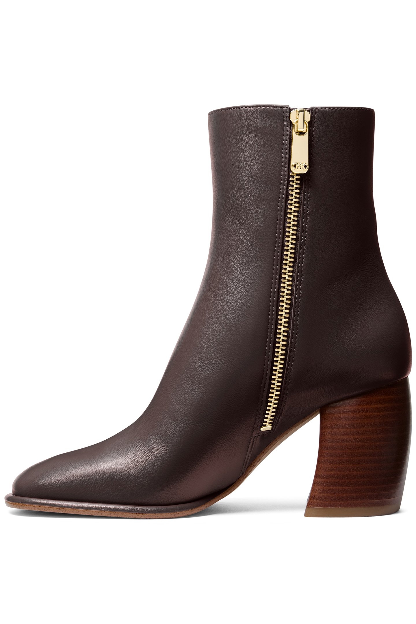 MAUDE LEATHER BOOT IN CHOCOLATE 4