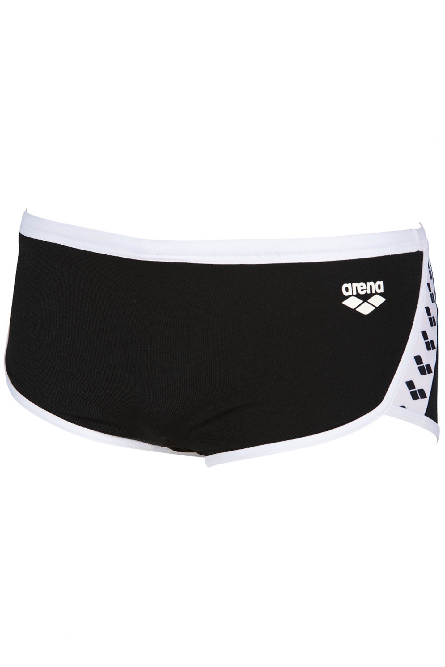 M TEAM STRIPE LOW WAIST SHORT BLACK WHITE 5