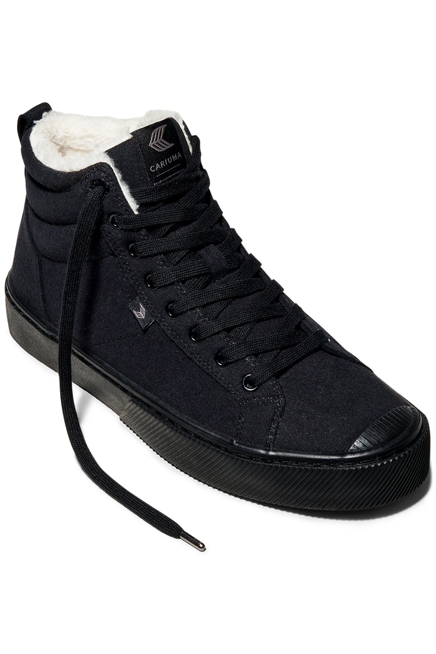 OCA THERMA HIGH ALL BLACK SUEDE BOOT BLACK 2