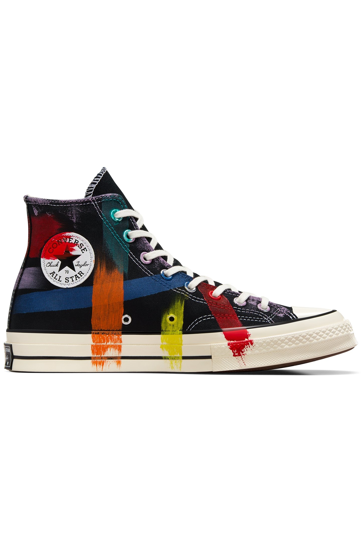 UNISEX CHUCK 70 PAINT STROKES BLACK HAND PAINT 1