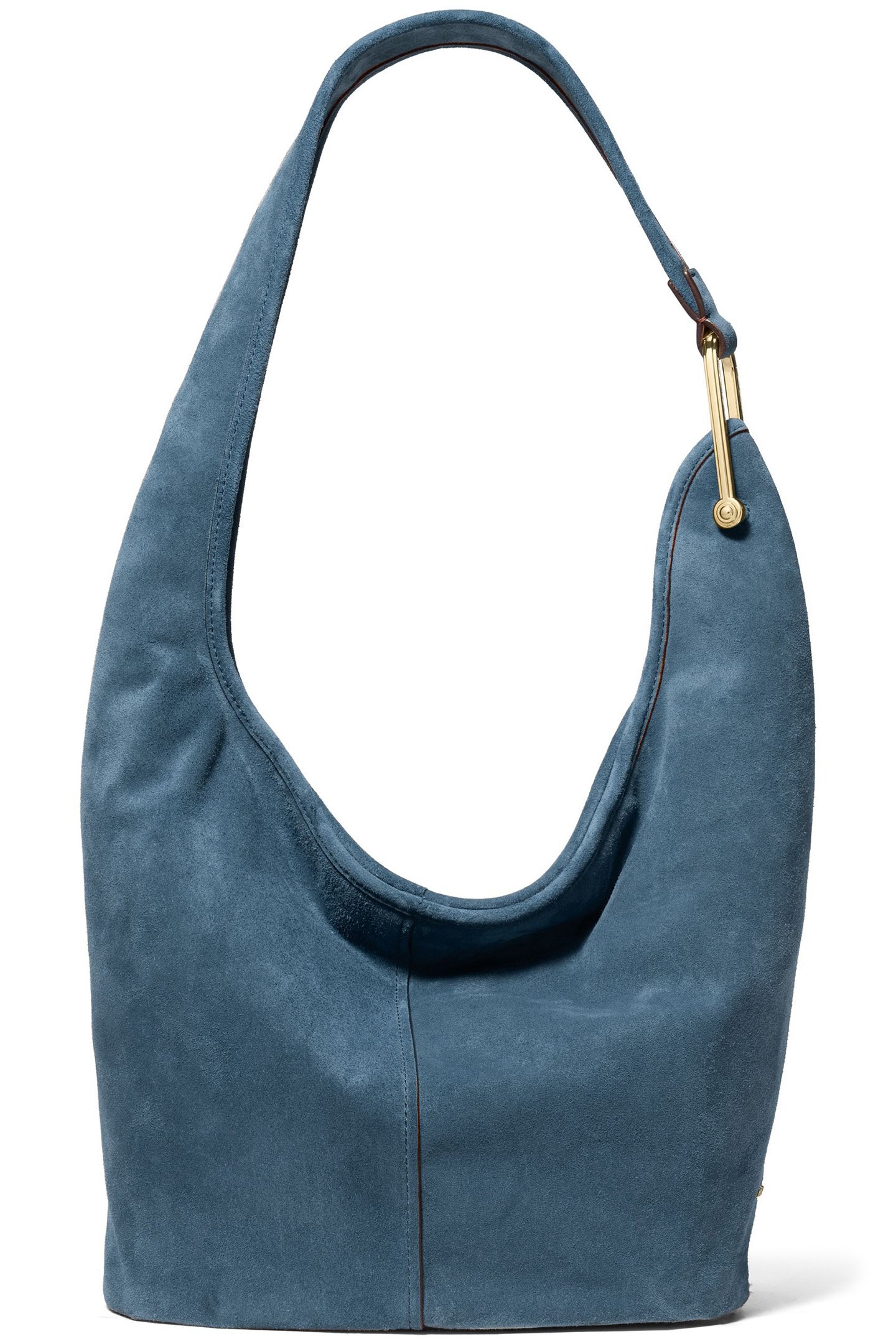 MEDIUM HOBO SHOULDER BAG IN CHAMBRAY BLUE 1