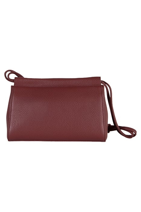 MINI SHOULDER BAG IN GRAINED LEATHER IN BRANDY 3