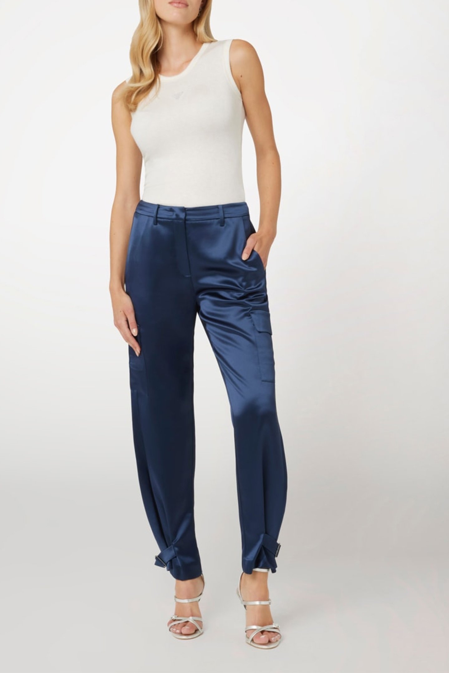 GUESS ECO SL MICHELA EMBELLISH CREAM WHITE 3