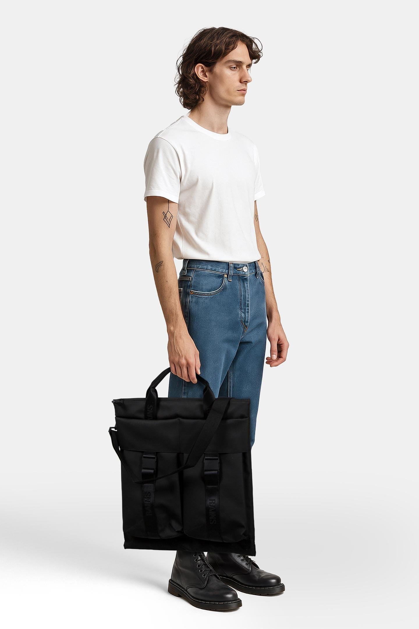 UNISEX TRAIL TOTE BAG W3 BLACK 1