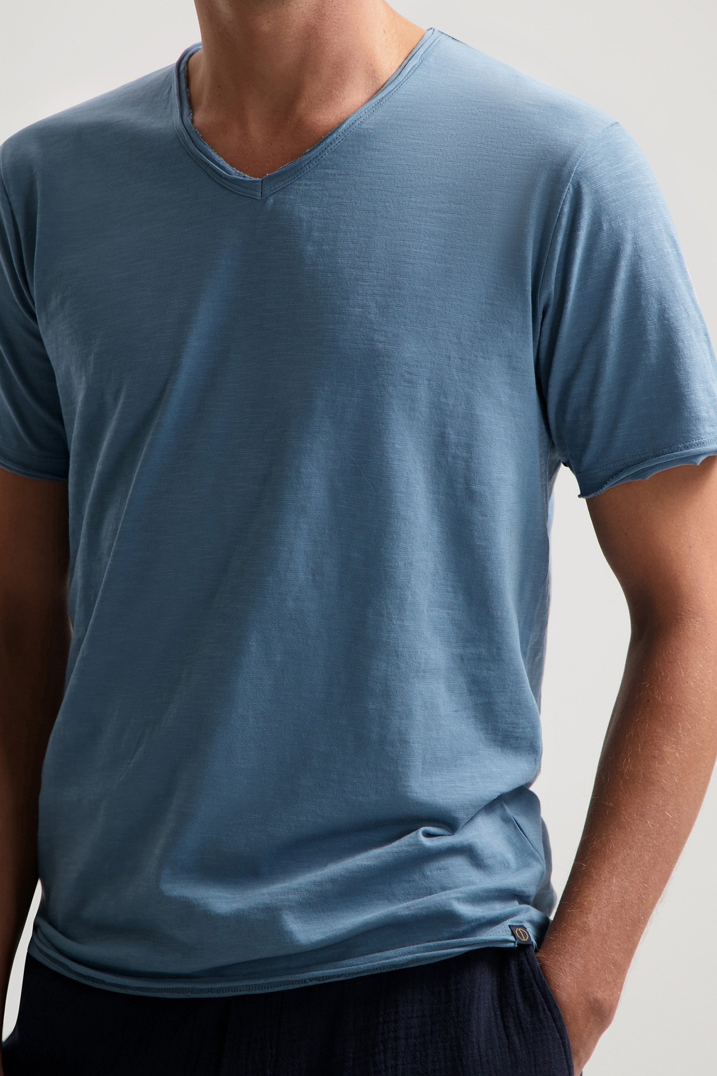 DS_BASIC ROUND NECK TEE SLUB JERSEY PROVINCIAL BLUE 5