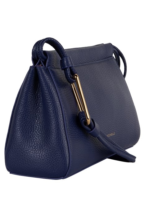 MINI SHOULDER BAG IN GRAINED LEATHER IN ROYAL BLUE 4