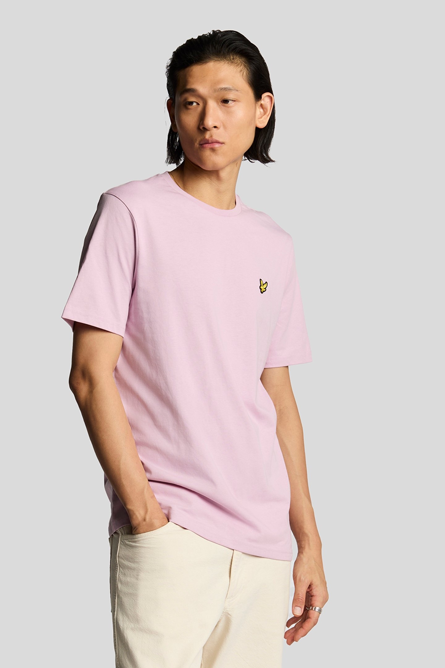 PLAIN T-SHIRT PINK LIGHT 1