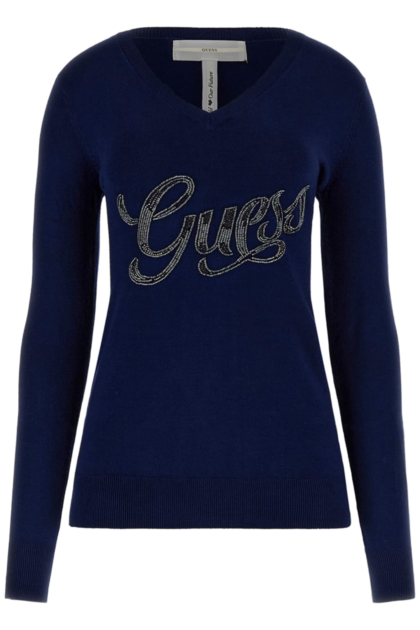 MYLA LOGO VN LS SWTR CAVE BLUE 4