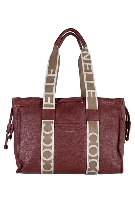 GRAINED LEATHER SIGNATURE TOTE BAG 2